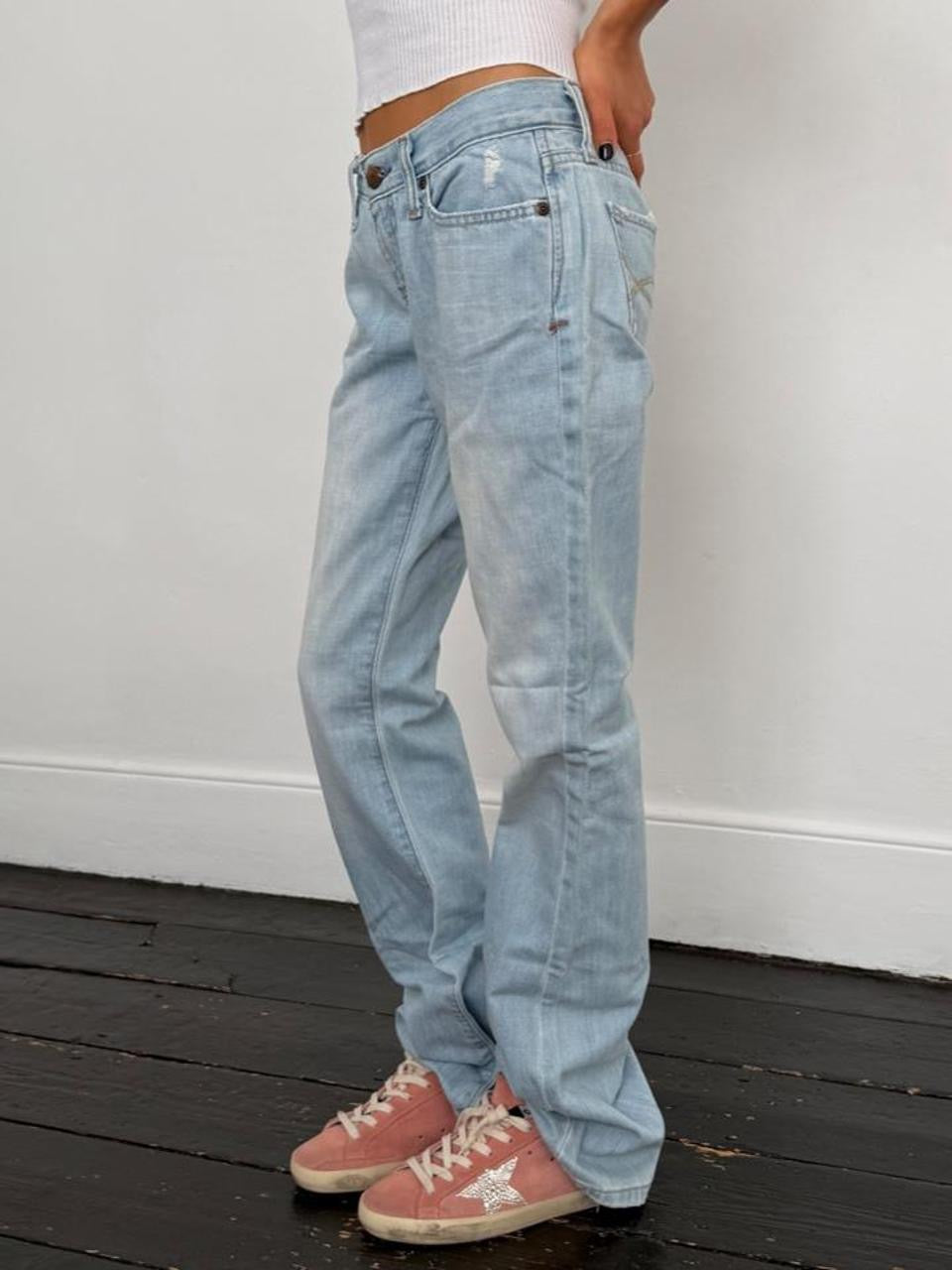 Vintage 00’s Abercrombie and Fitch low rise bootcut jeans