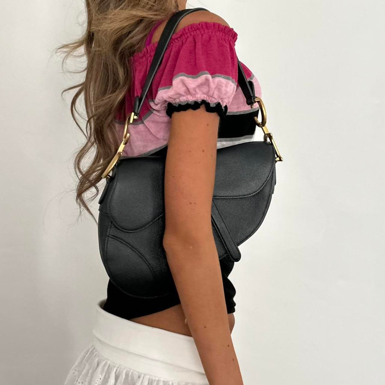 Vintage pink and black 90’s top