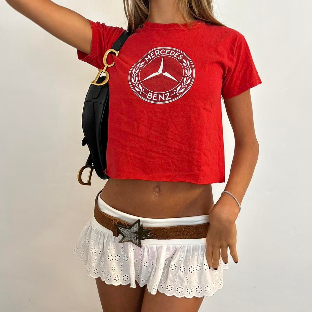 Vintage 90’s Mercedes red tee ❣️