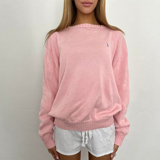 Vintage 90’s Ralph Lauren pink sweater 🪽