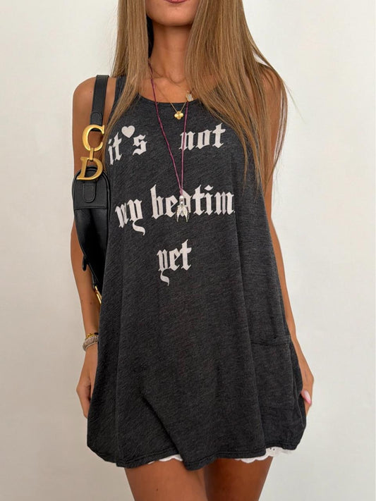 Vintage 00s ‘It’s not my bedtime yet’ top