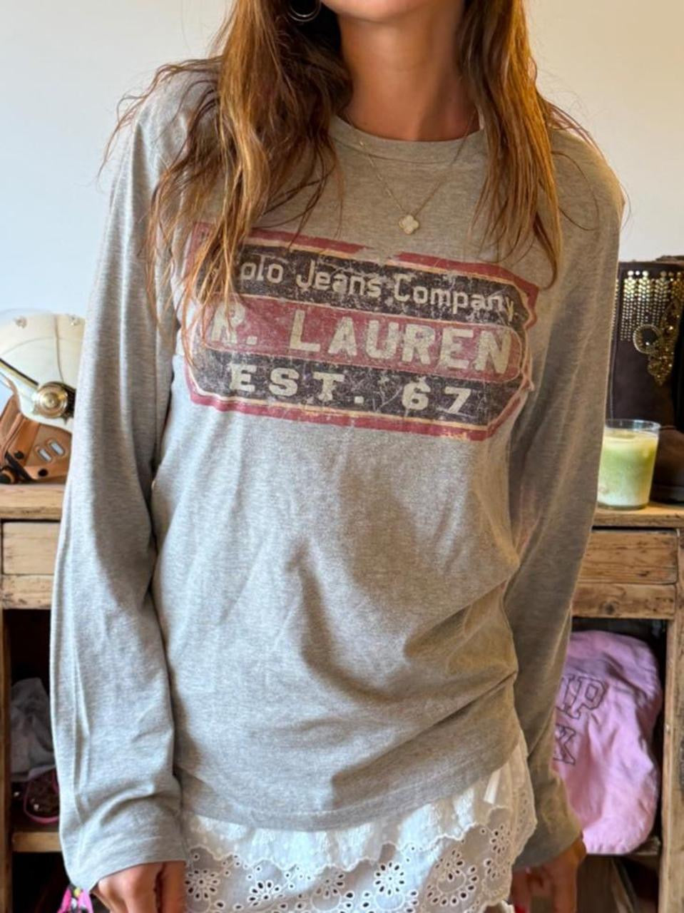Vintage 00’s Polo Ralph Lauren graphic long sleeve top