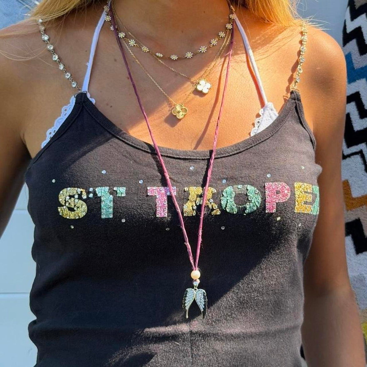 Vintage 90’s Saint Tropez design cami top