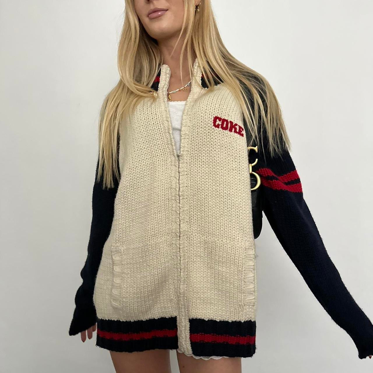 Vintage 2000’s Coca-Cola knit cardigan