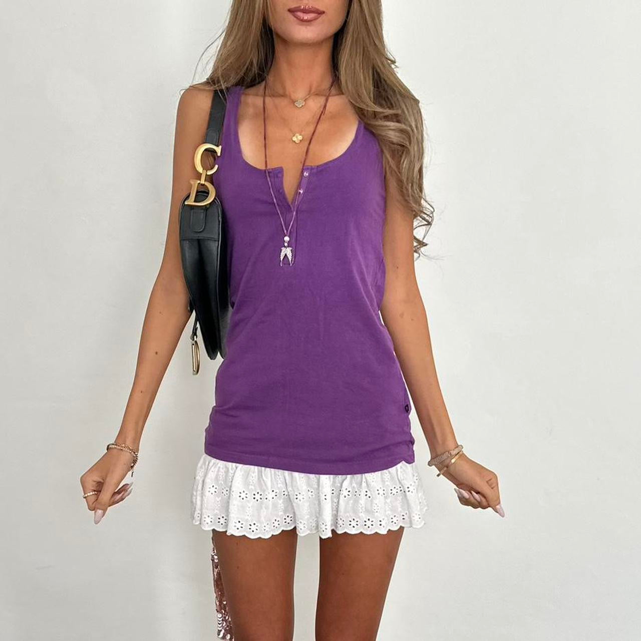 Vintage 00s purple cami top