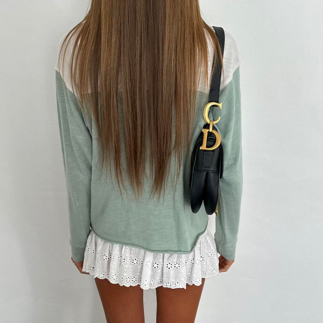 Vintage 00s Abercrombie and Fitch long sleeve jersey top