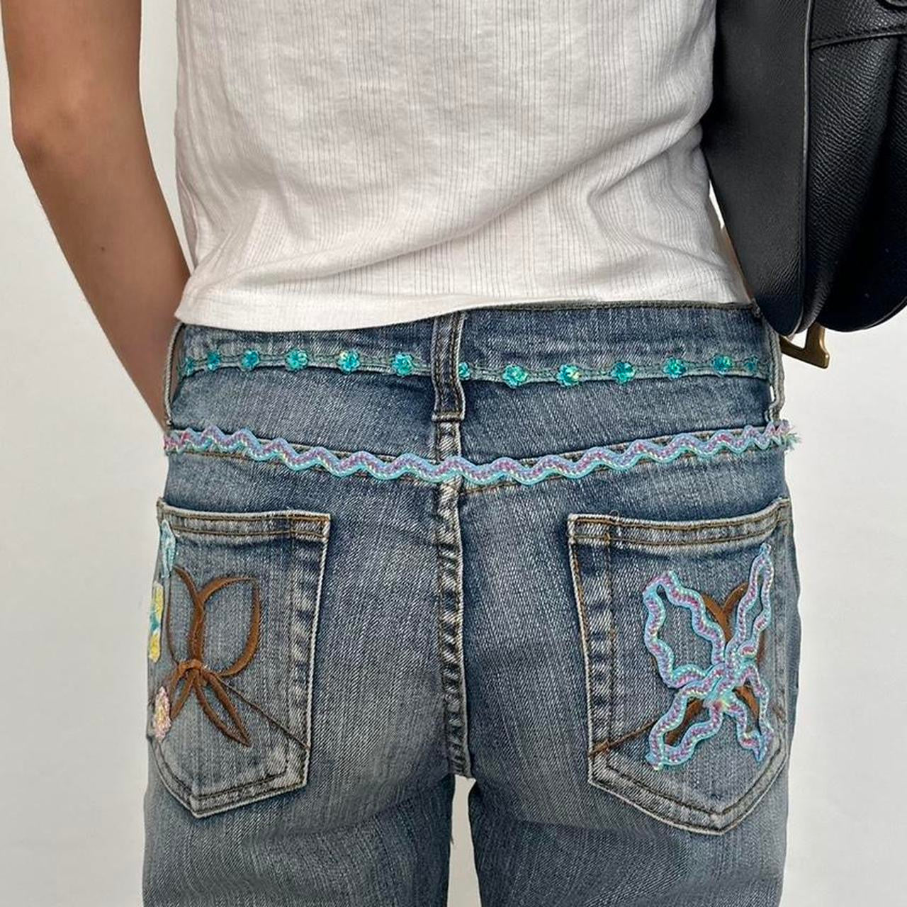 Vintage 90’s embellished jeans