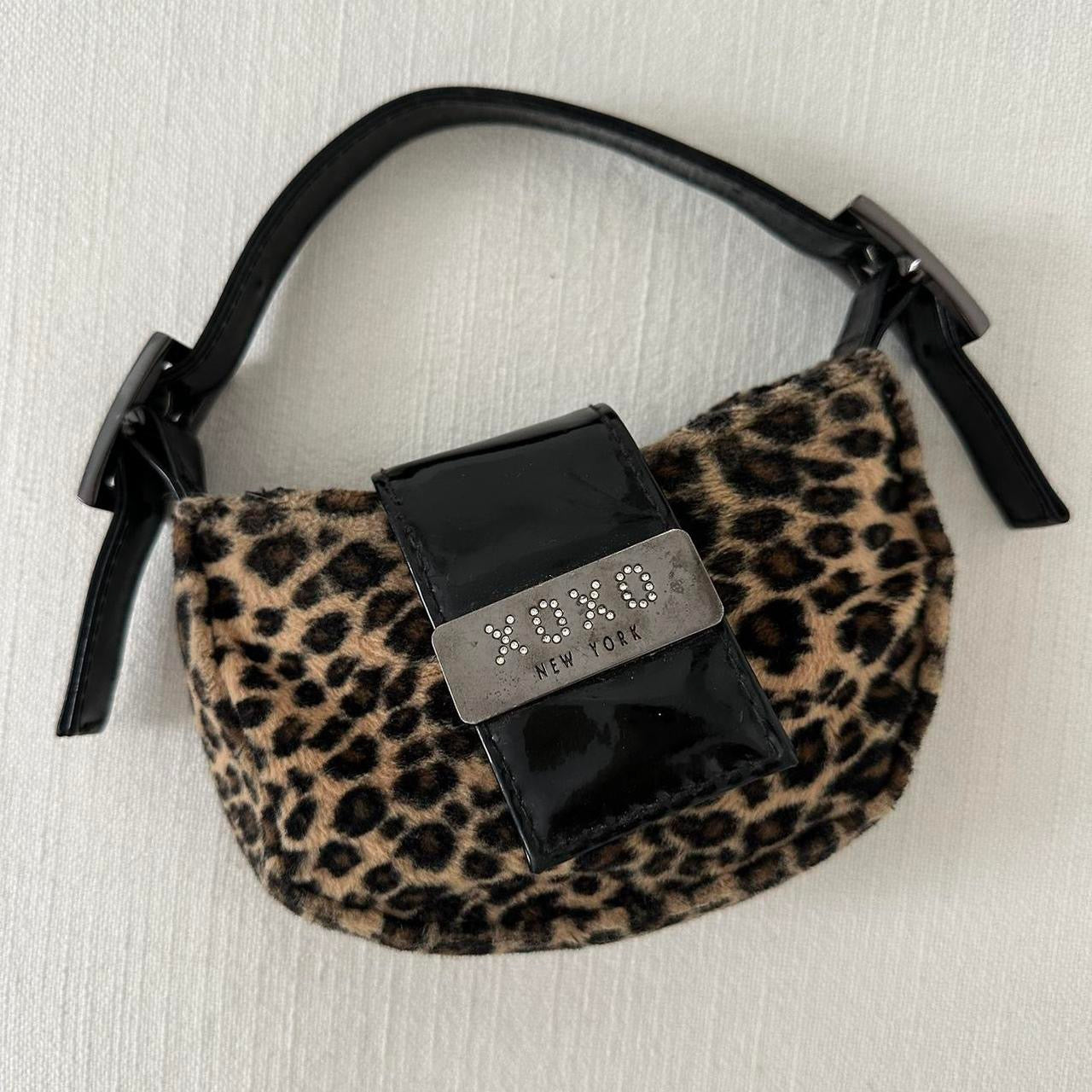 Vintage true 90’s leopard micro mini bag