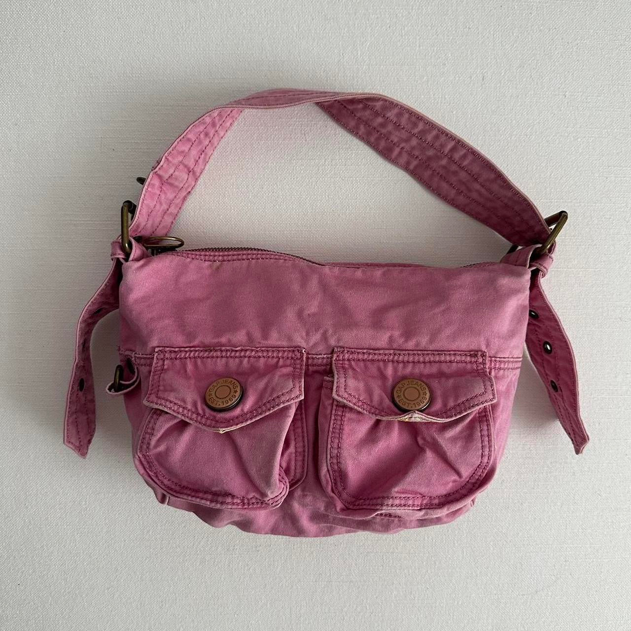 Vintage pink cargo bag 🍥