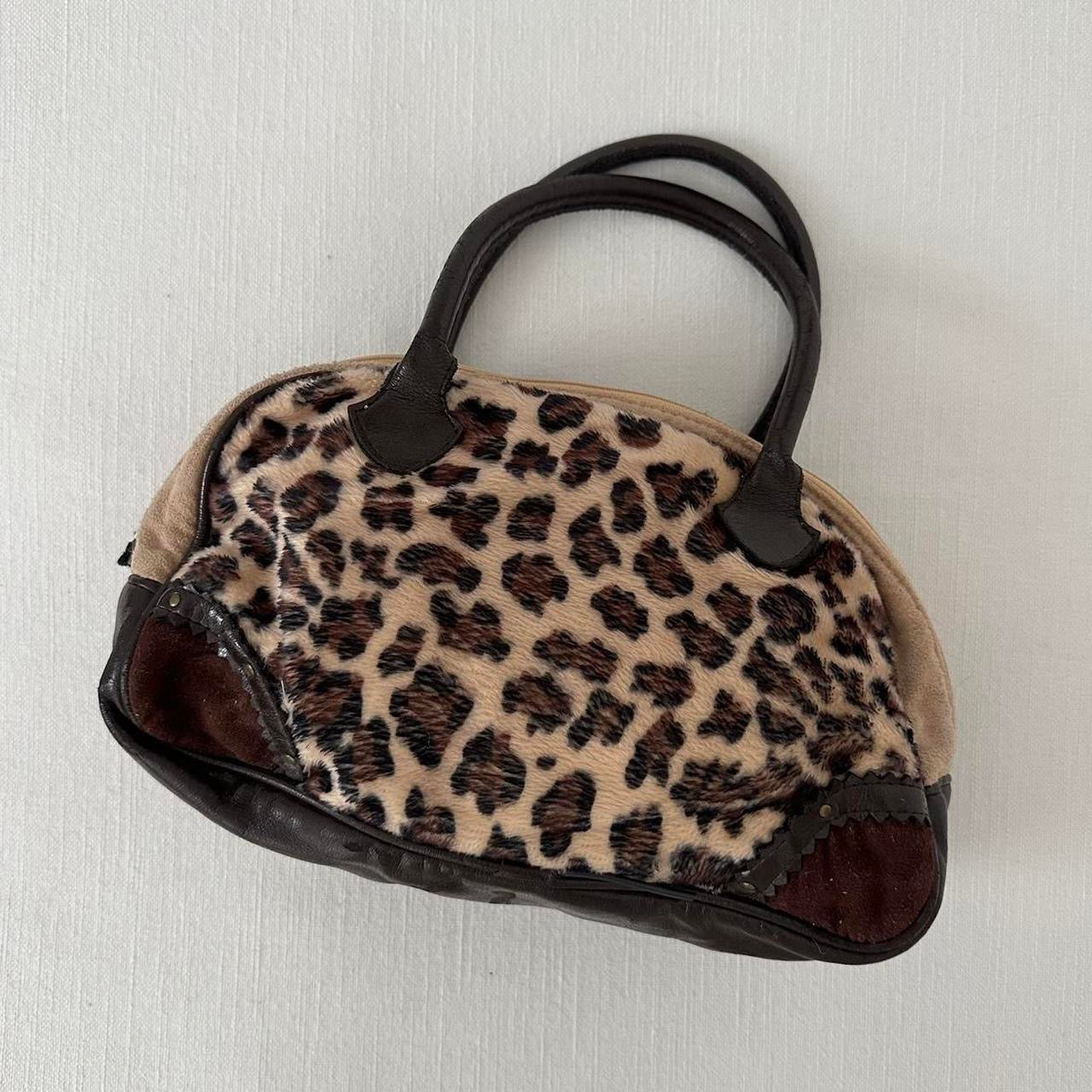 Vintage true 90’s leopard bag