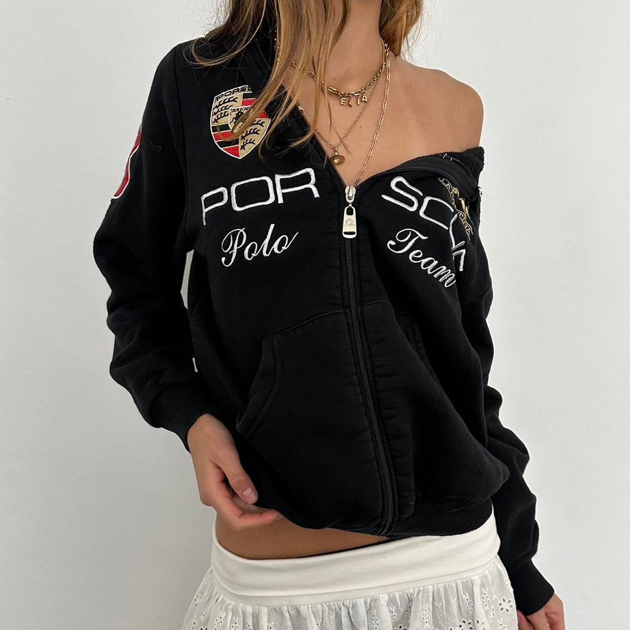 Vintage Porsche zip up hoodie