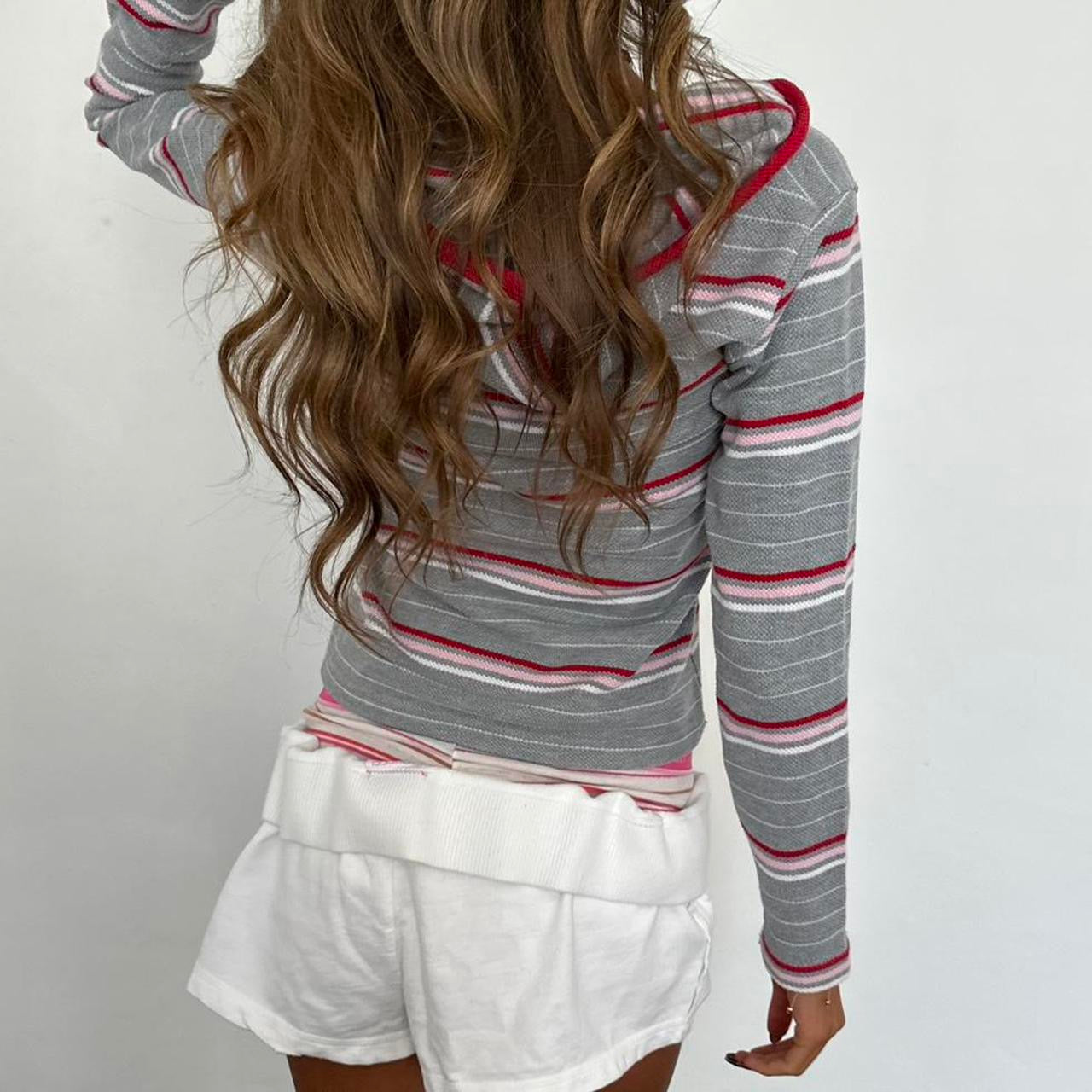 Vintage 90’s striped sweater hoodie top