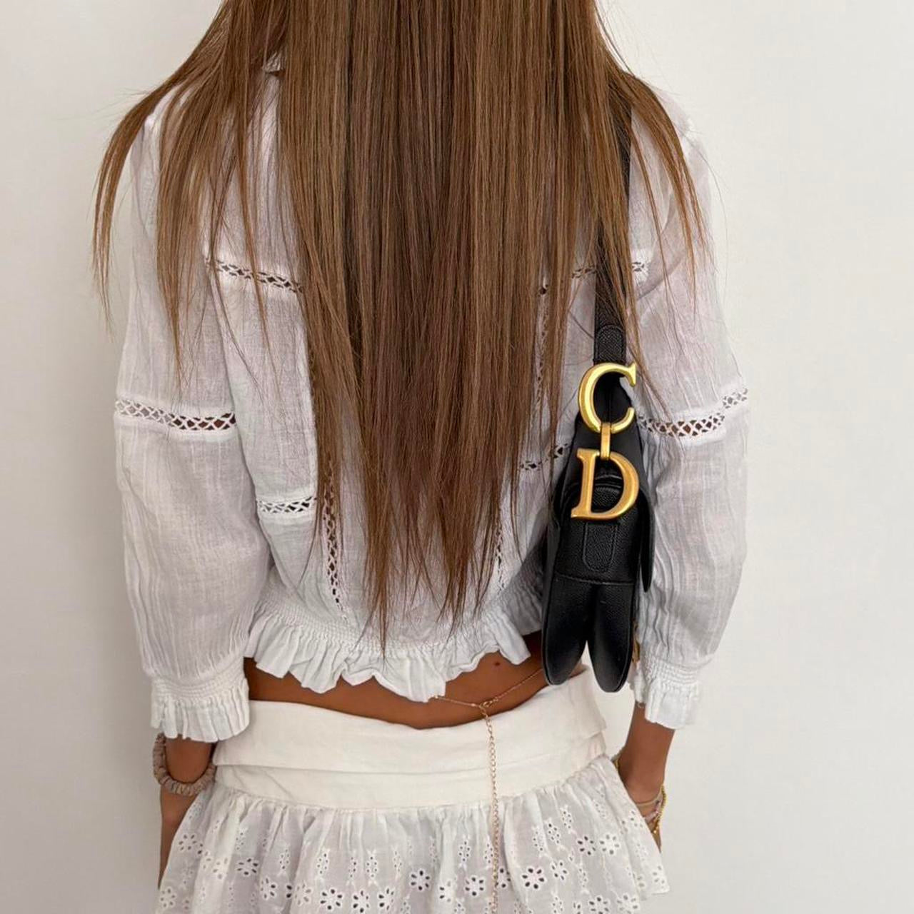 Vintage 90’s white boho top