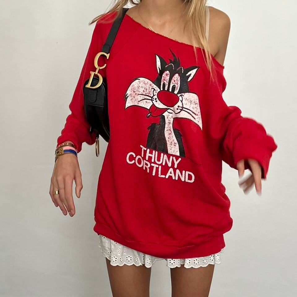 Vintage 90’s red graphic sweatshirt