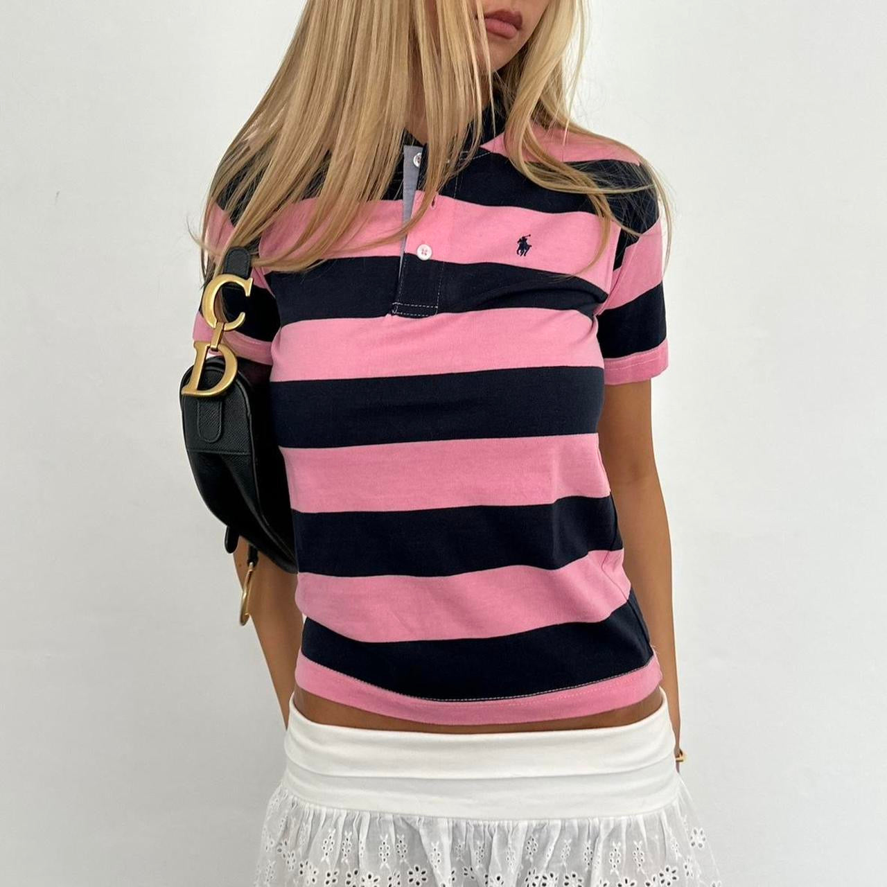 Vintage 2000’s Polo Ralph Lauren striped polo top