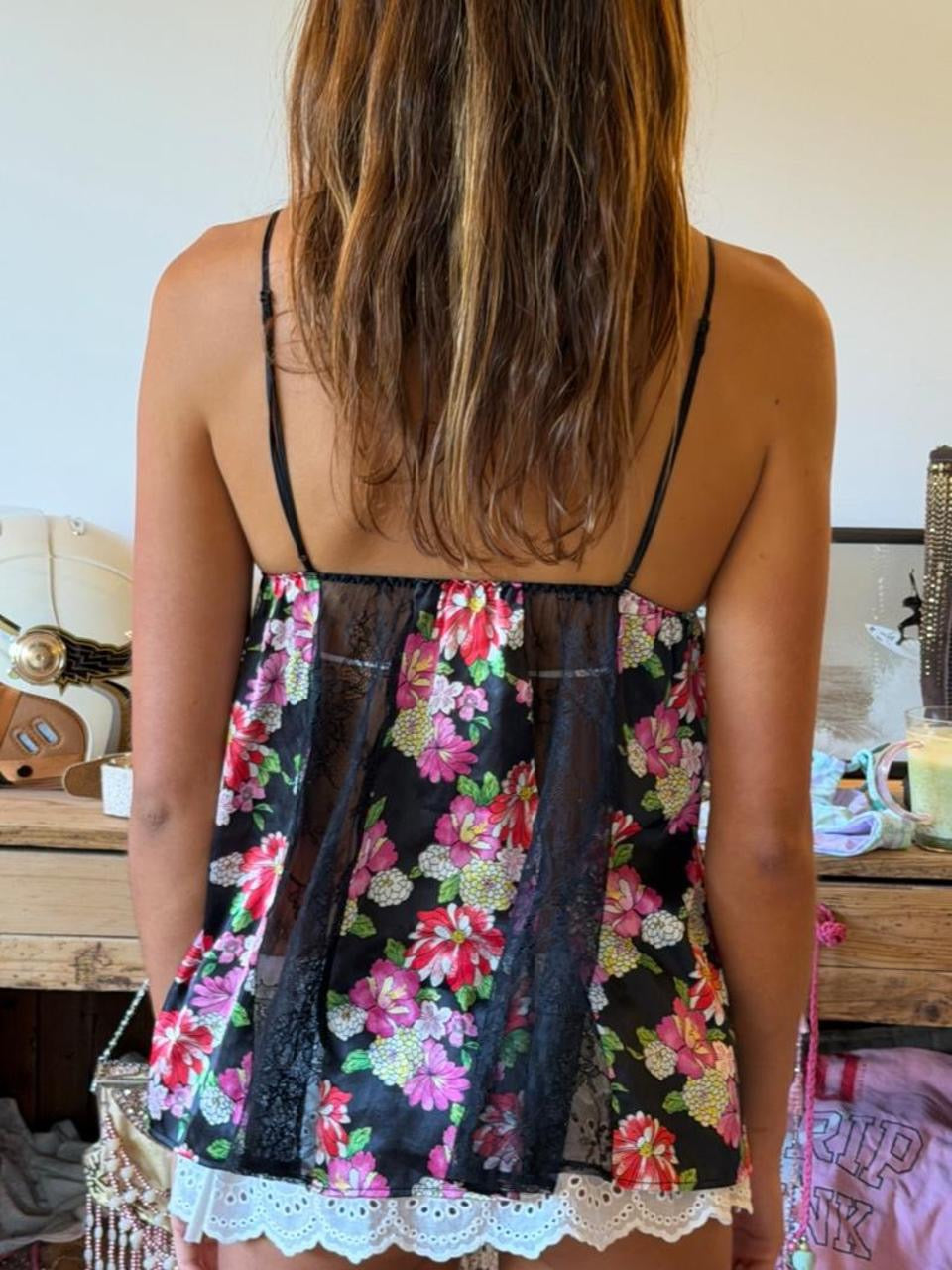 Vintage 00’s Victoria’s Secret floral babydoll top