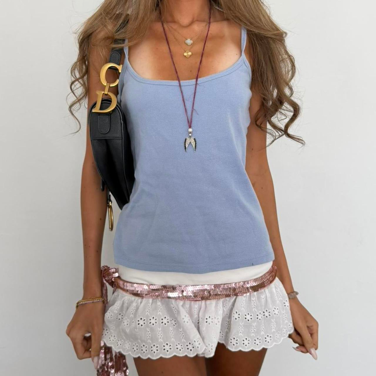 Vintage 00’s blue tank top