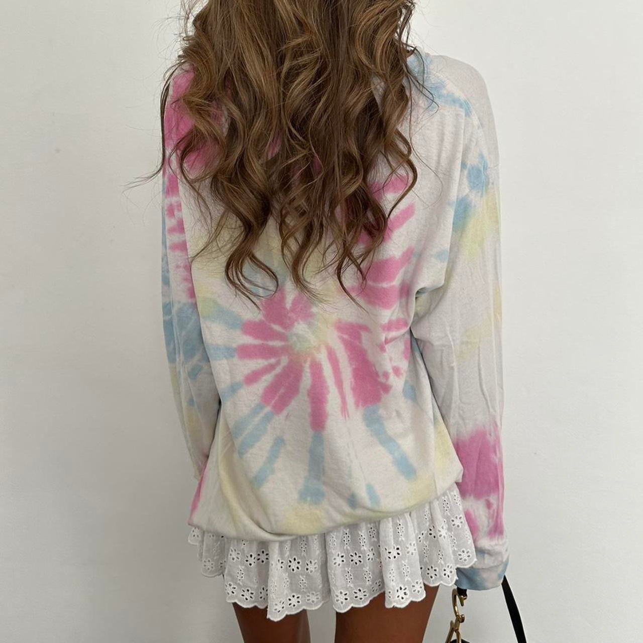 Vintage rare tie dye looney tunes top