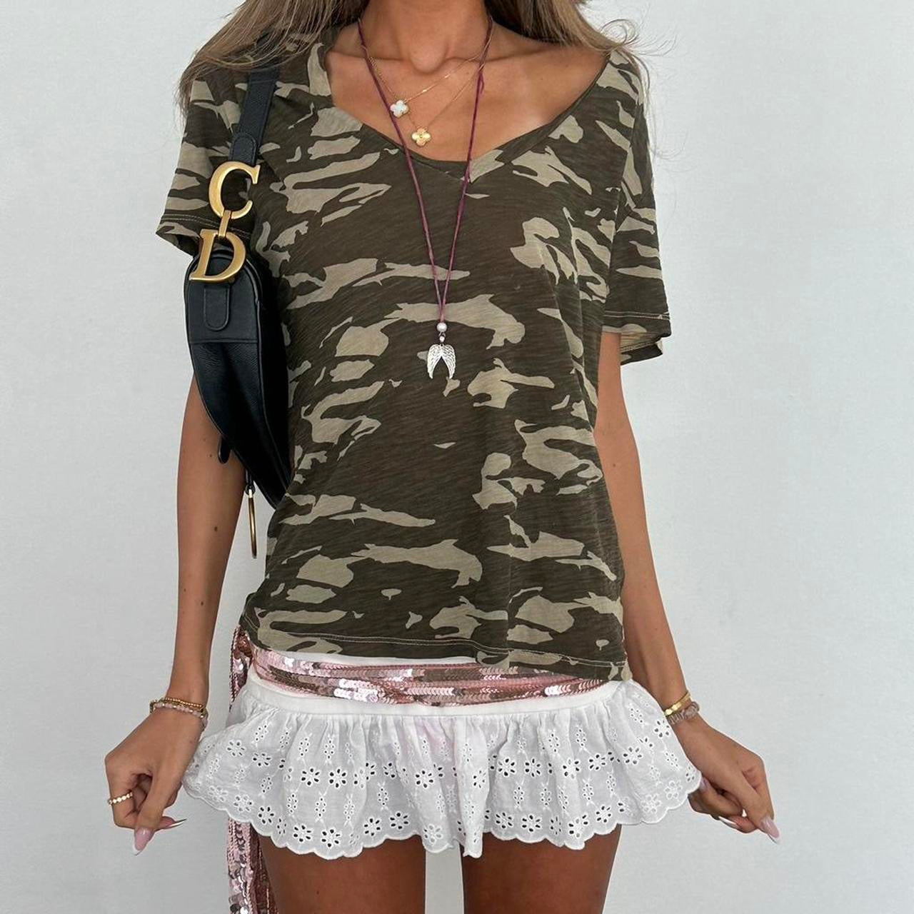 Vintage 00s camouflage soft top