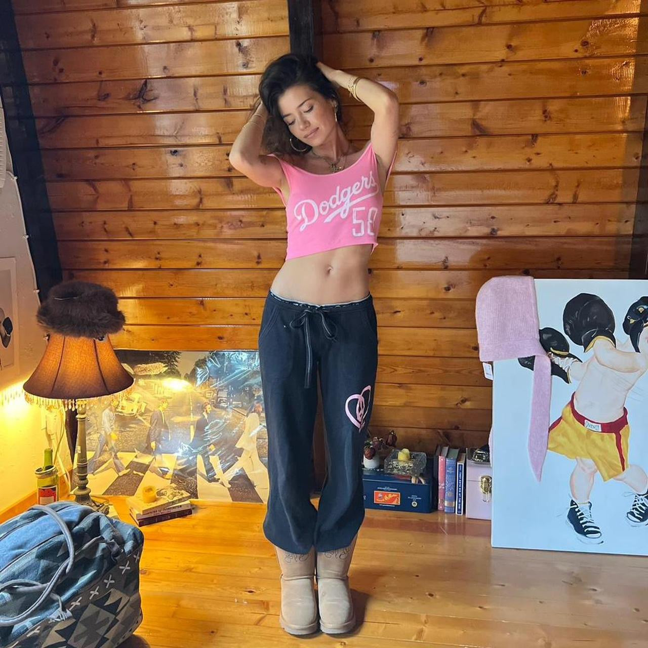 Vintage 2000’s Victorias Secret black sweatpants