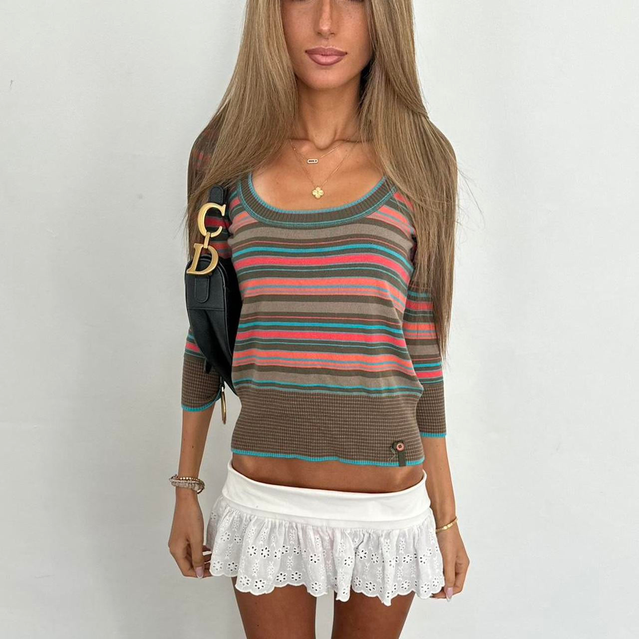 Vintage 2000’s striped sweater top