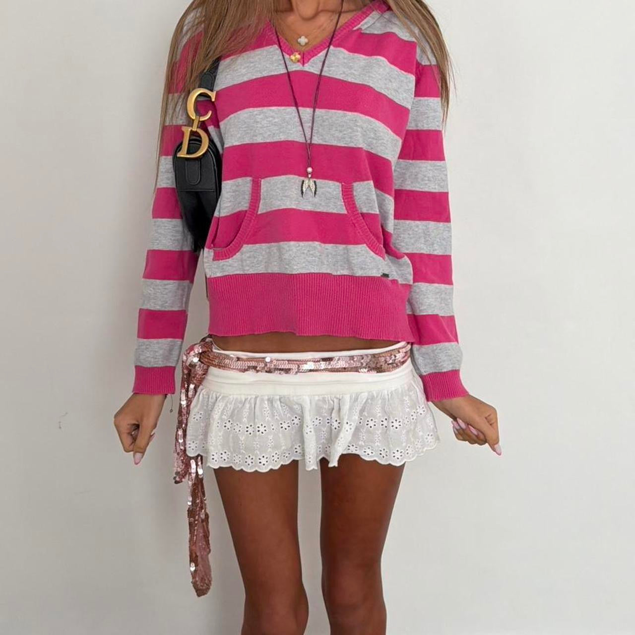 Vintage 2000’s striped hoodie