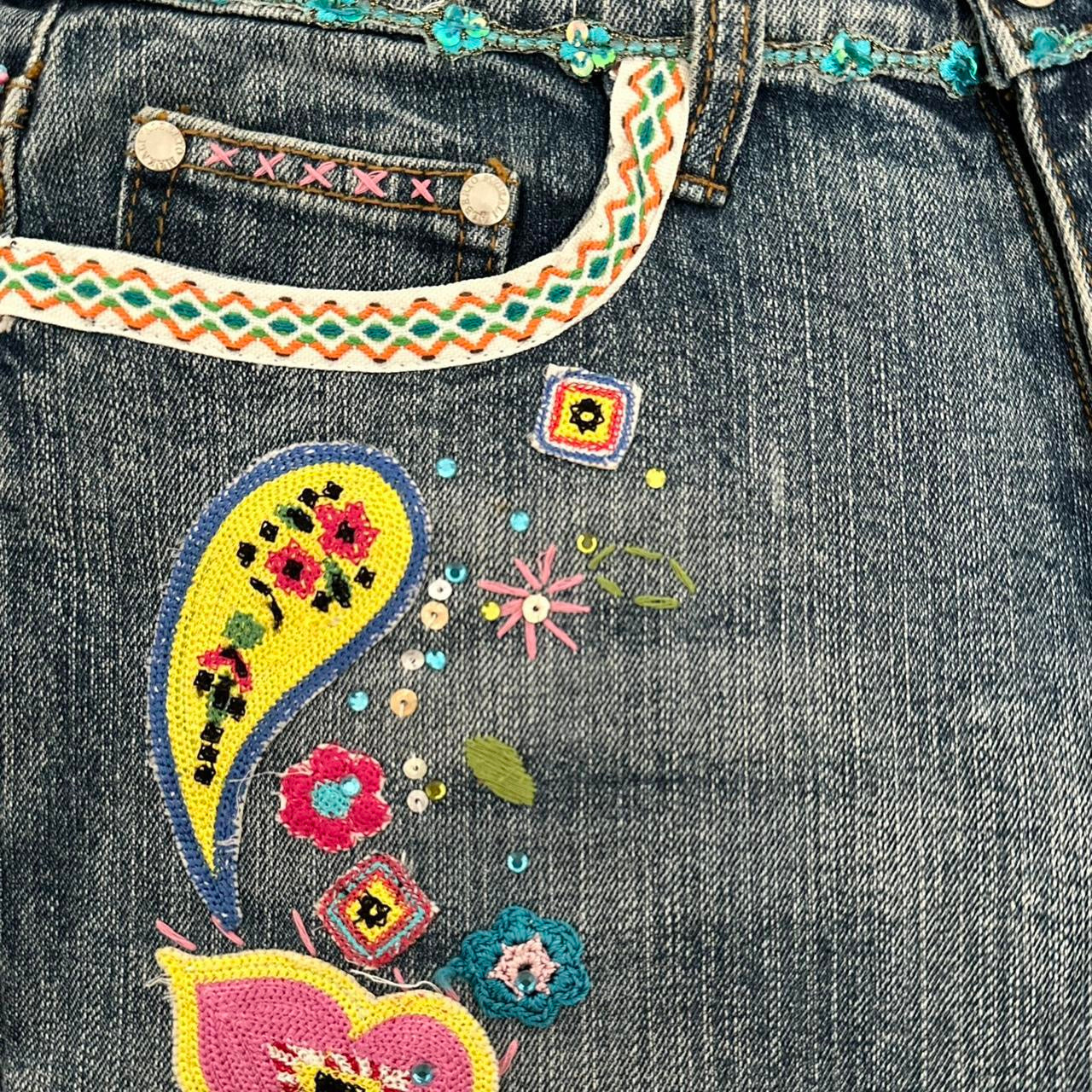 Vintage 90’s embellished jeans