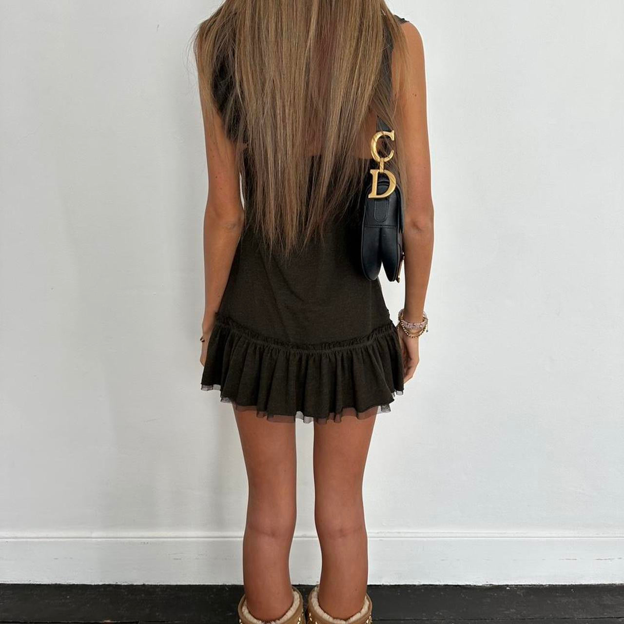 Vintage 2000’s sequin ruffle dress