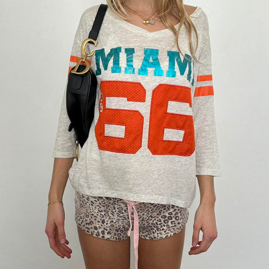 Vintage 2000’s VS Pink Miami jersey graphic tee