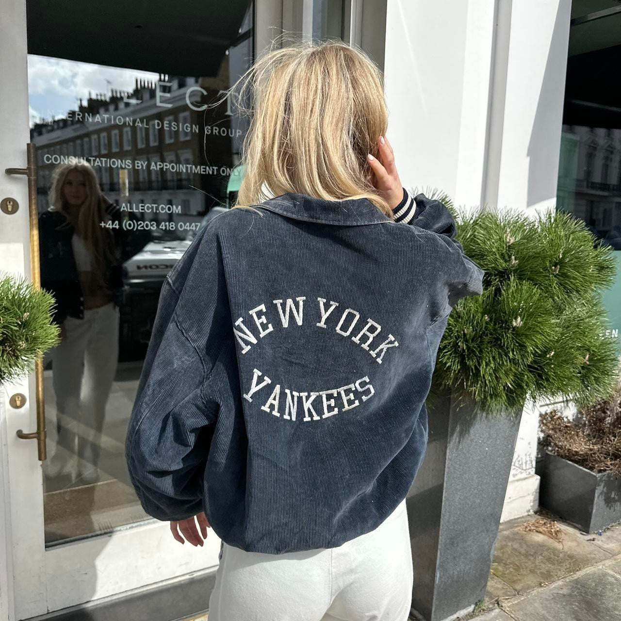 Vintage New York Yankees navy jacket