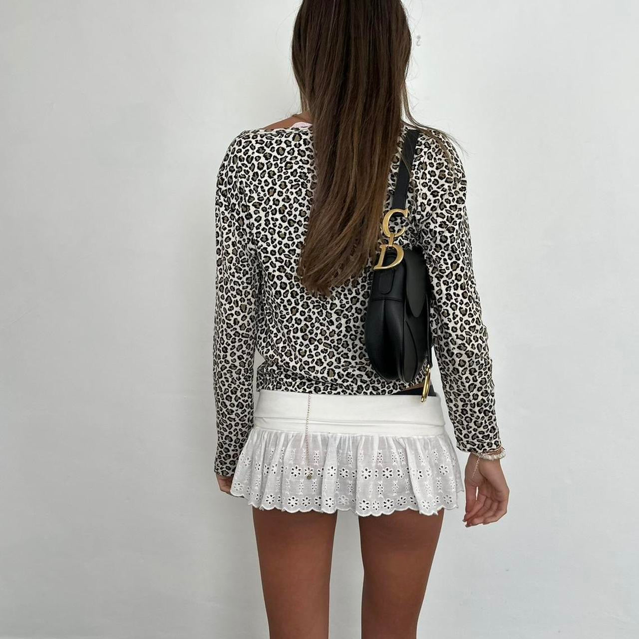 Vintage Victoria Secret leopard print cardigan