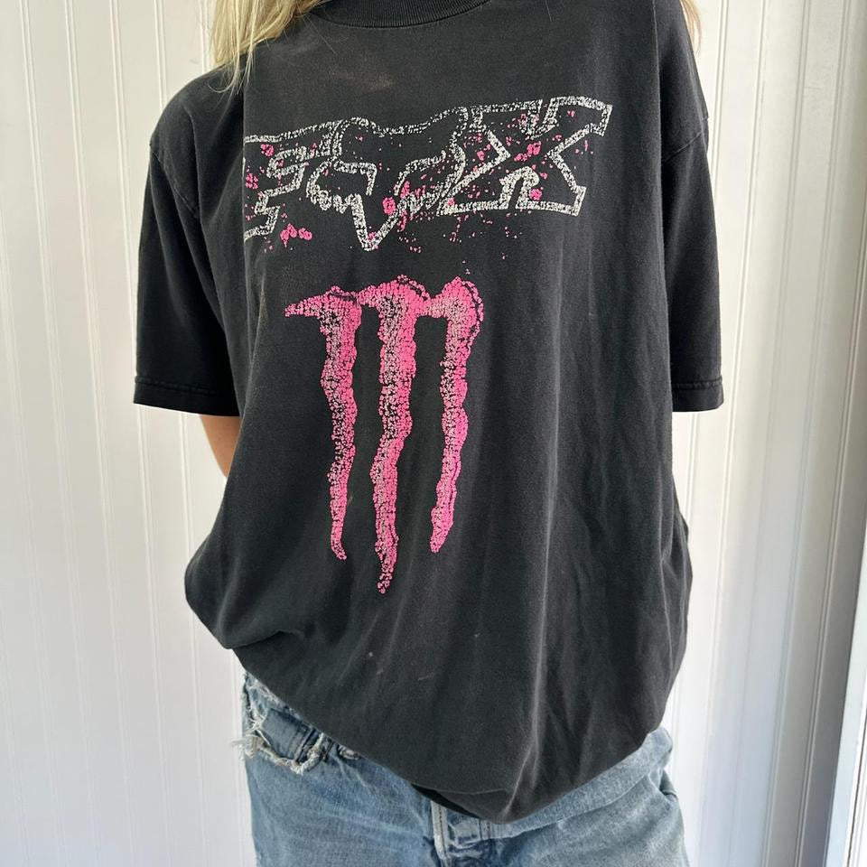 Vintage rare Monsters pink top