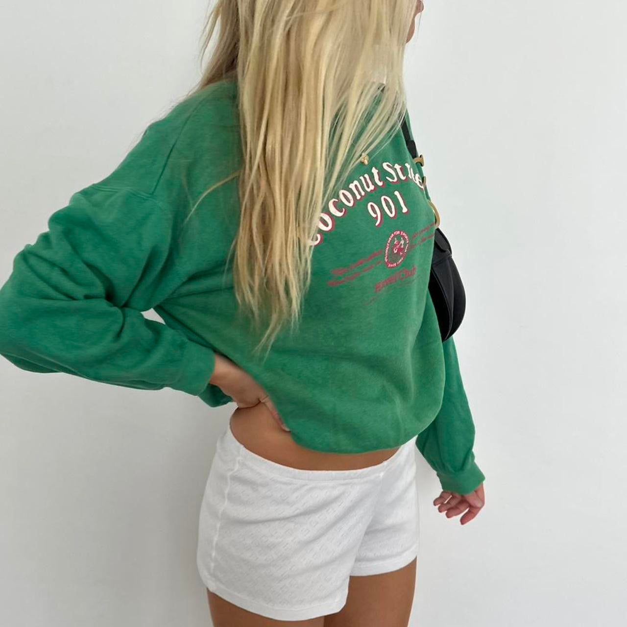 Vintage 2000’s green coconut street sweatshirt