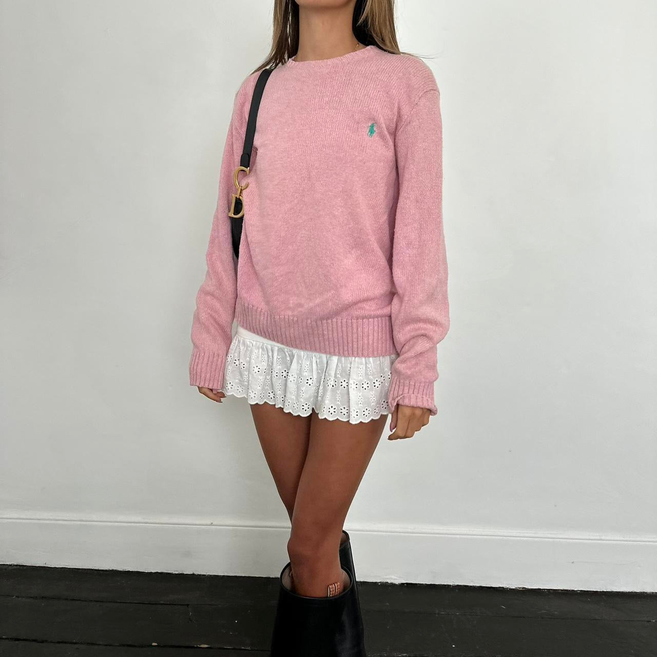 Vintage 90’s Ralph Lauren pink sweater