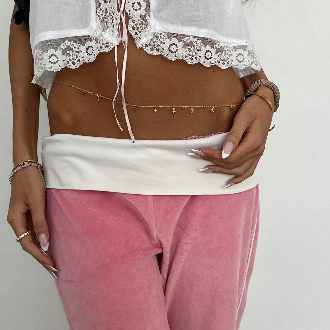Vintage 90s Victoria’s Secret rare pink fold over pants
