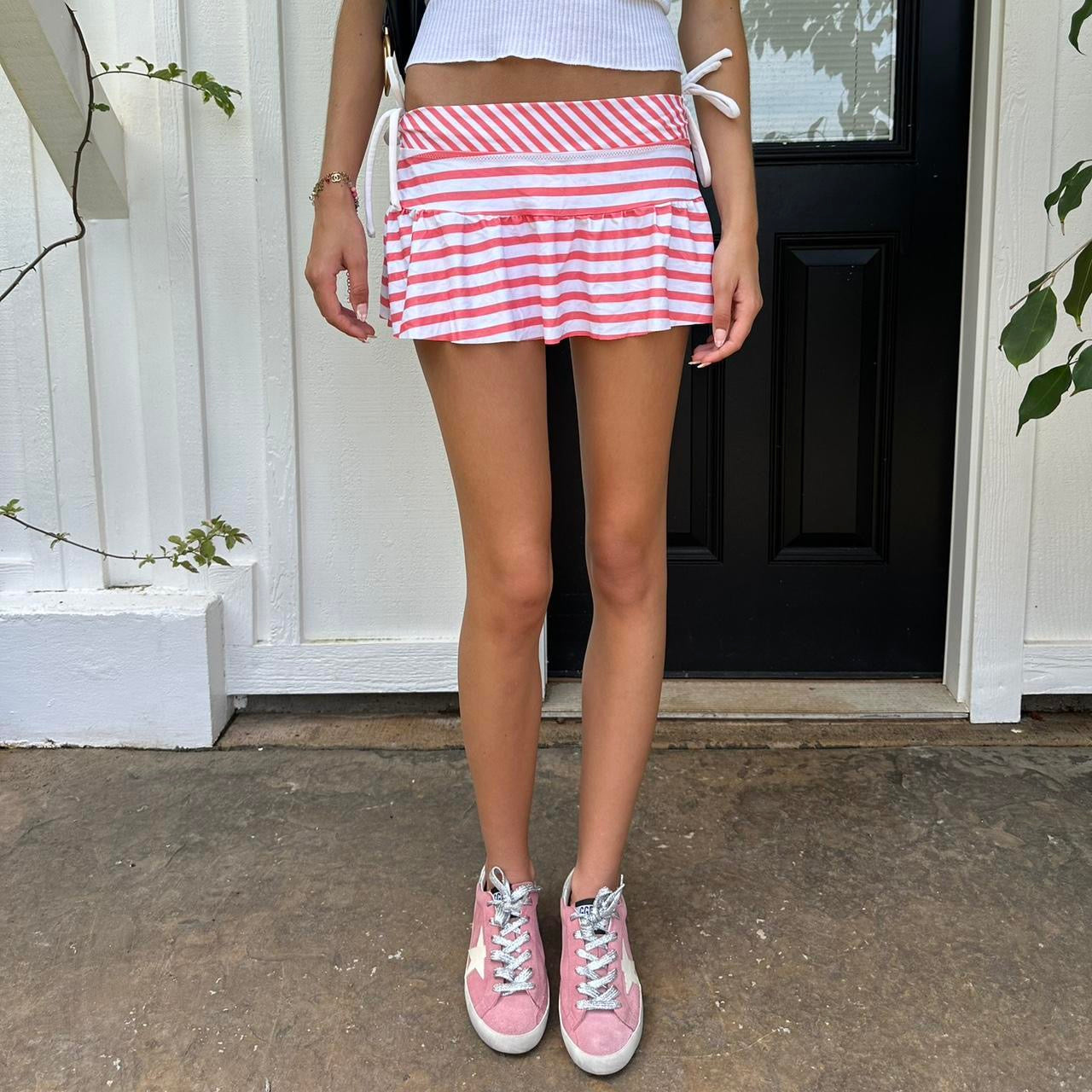 Vintage 90’s stripe mini skirt
