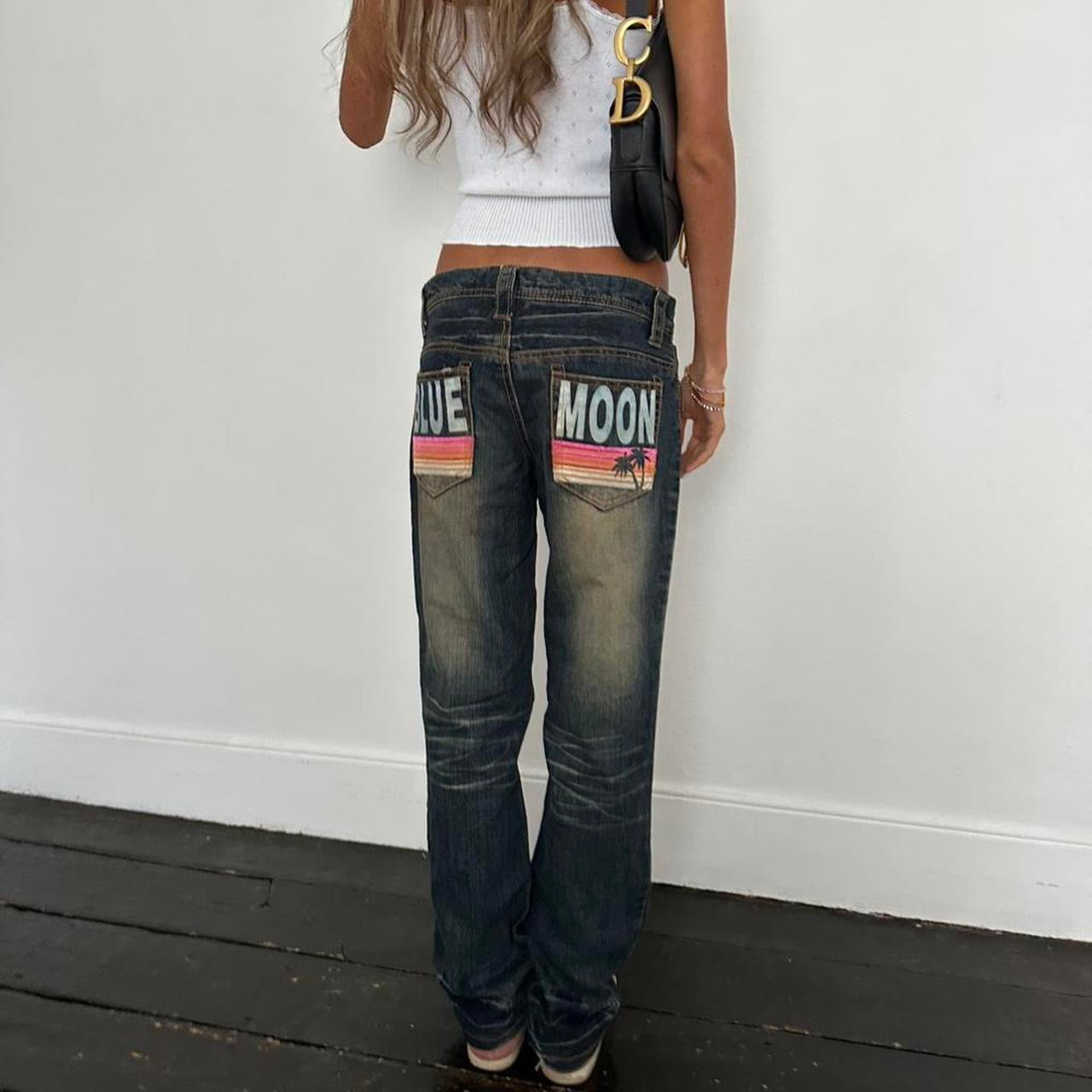 Vintage 2000’s SURF painting jeans
