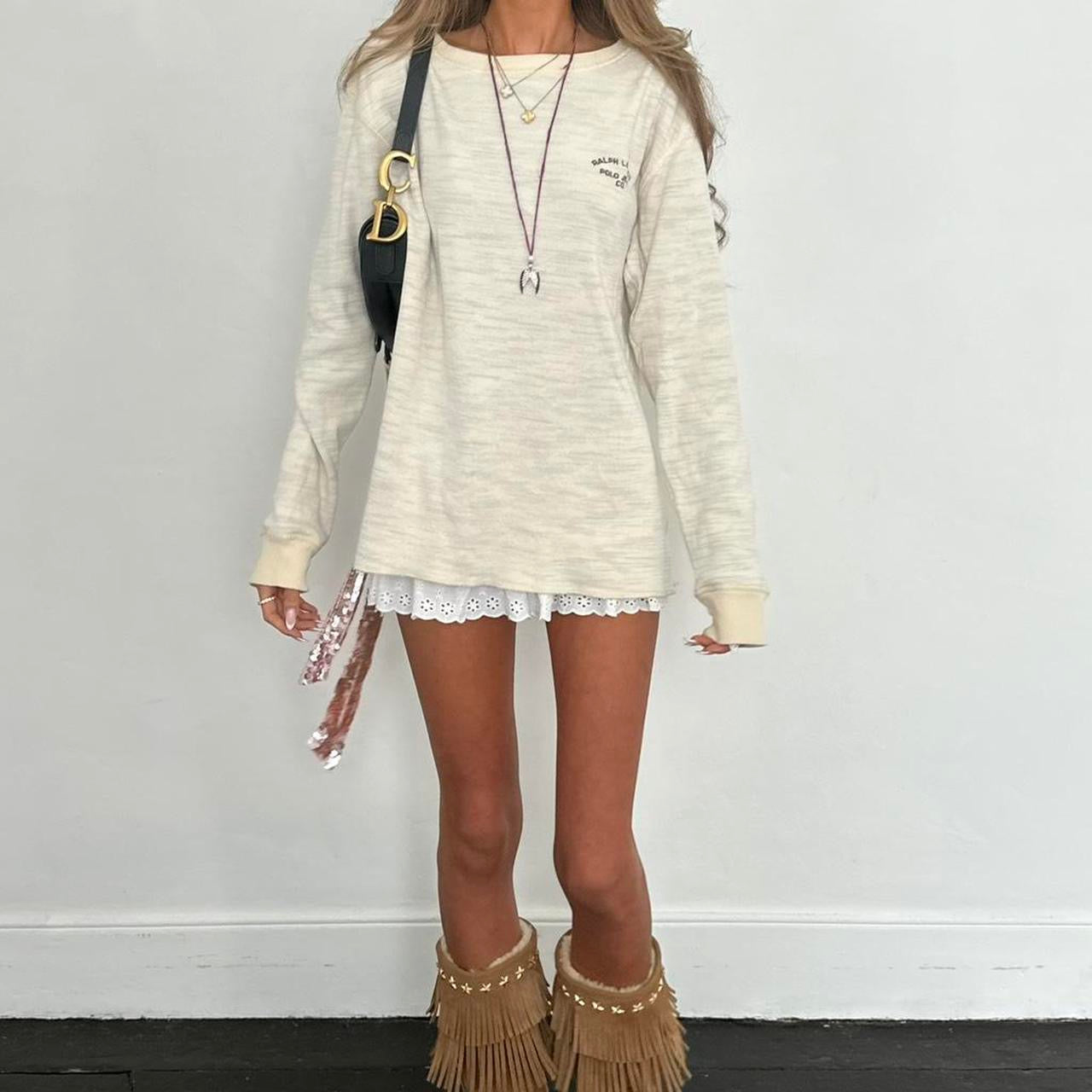 Vintage 90s Ralph Lauren long sweater top
