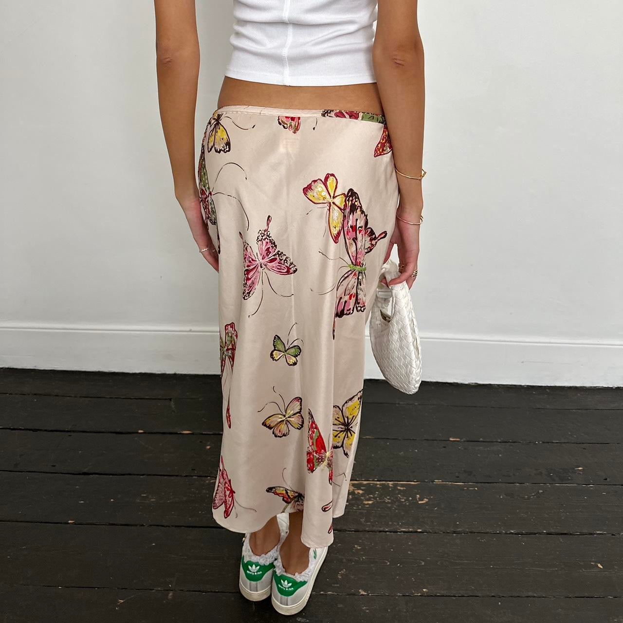 Vintage 90’s butterfly midi skirt