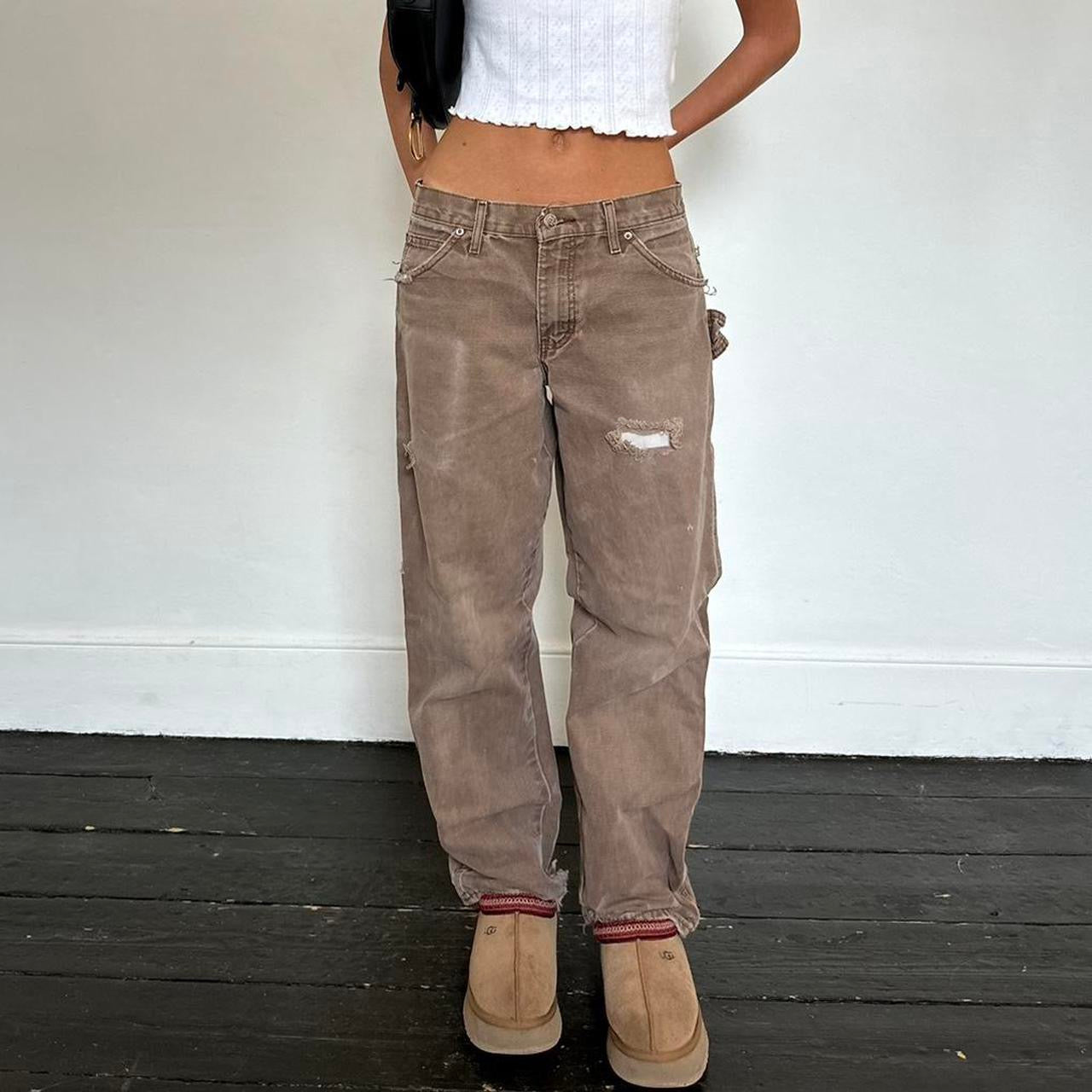 Vintage chocolate brown Dickies 90s