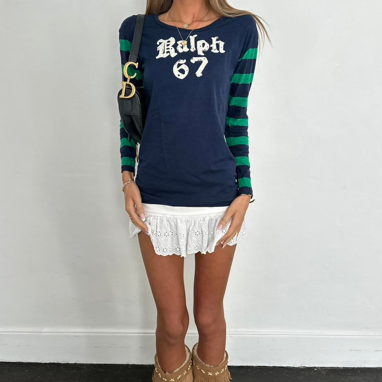 Vintage 00s Ralph Lauren long sleeve striped top