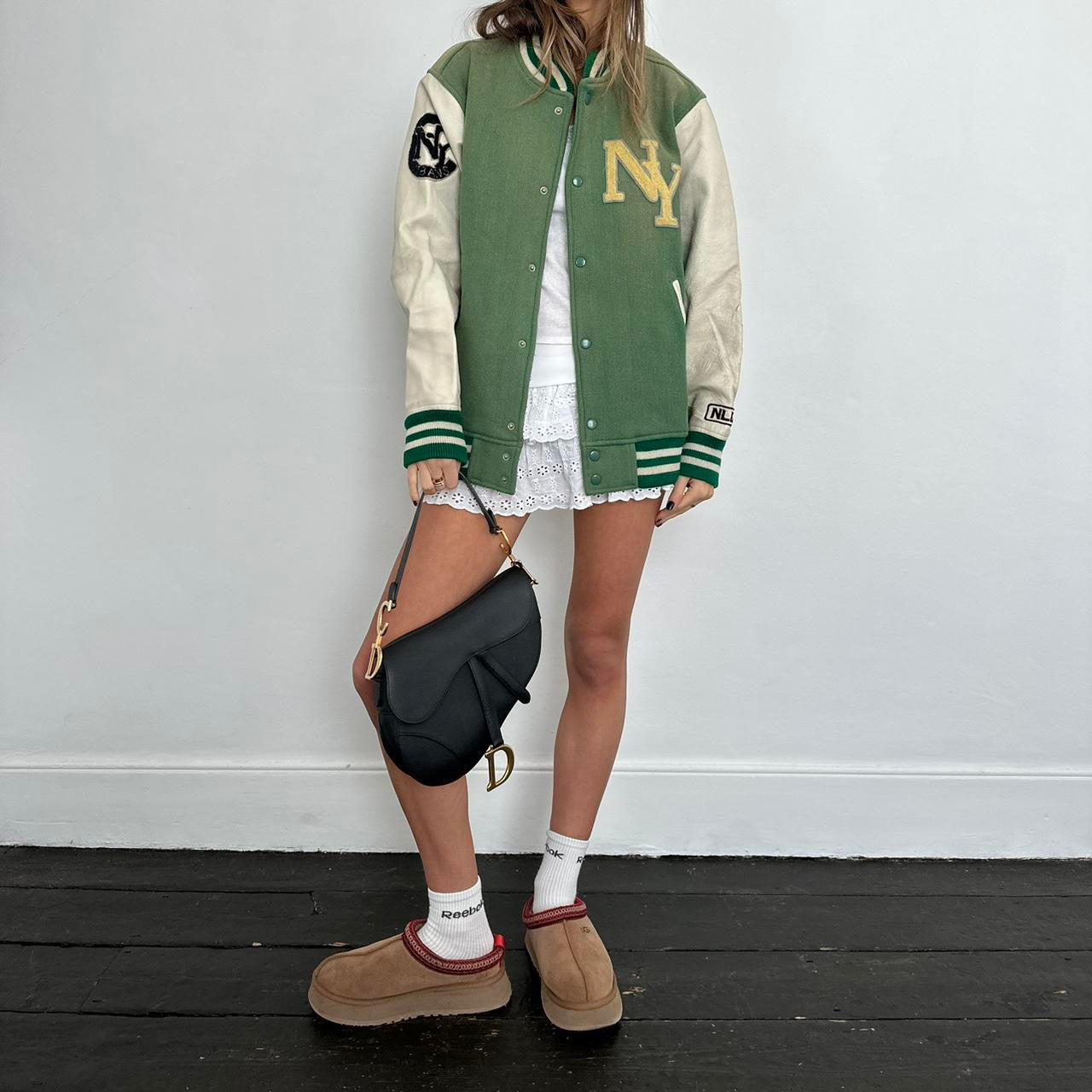 Vintage 80s green New York jacket