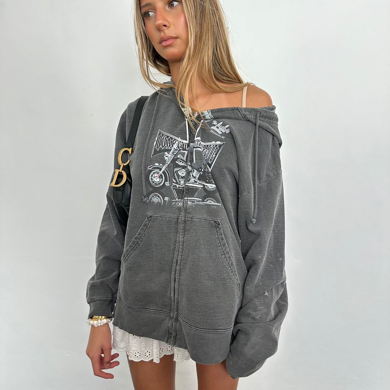 Vintage 90’s West Coast Choppers grey hoodie