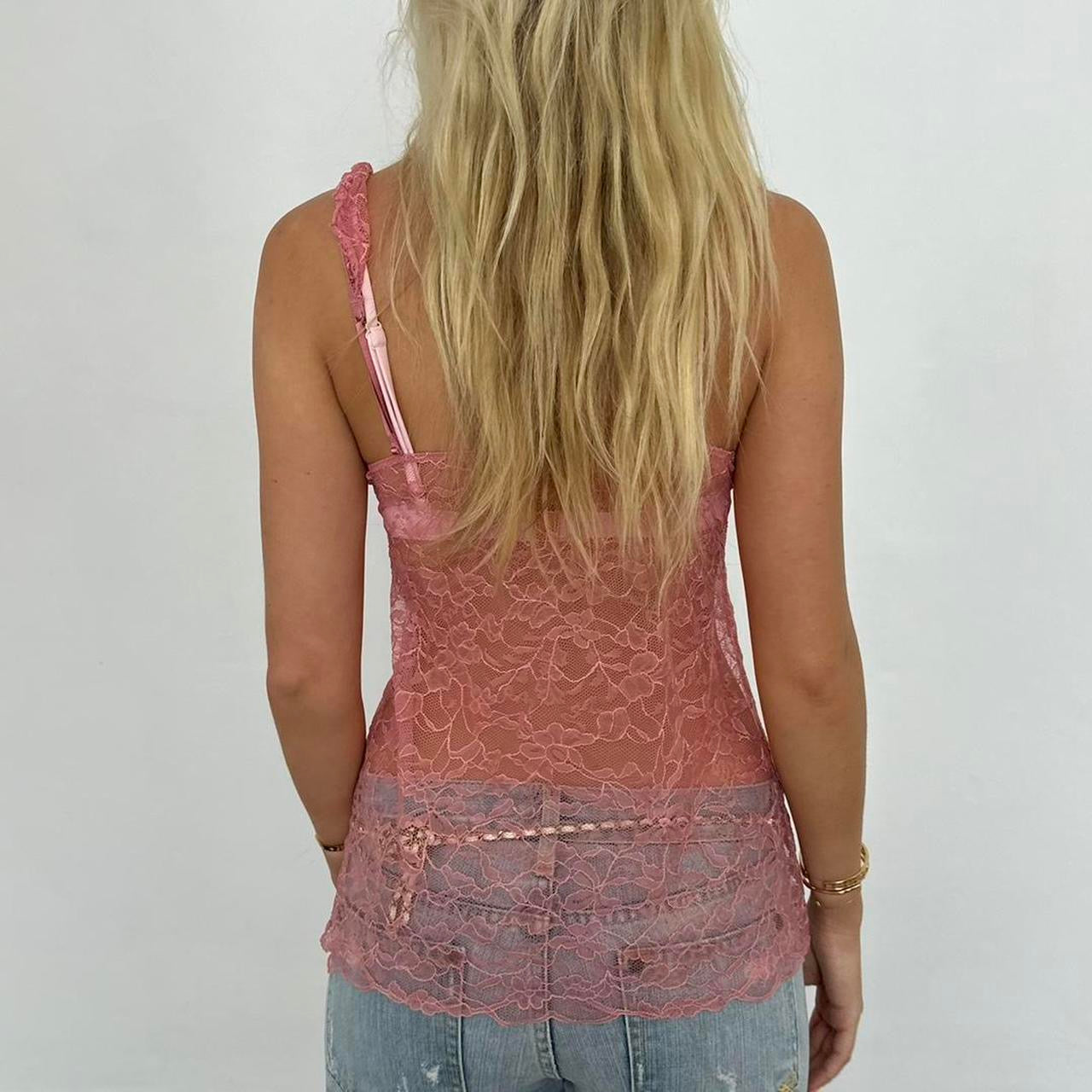 Vintage Victoria’s Secret babydoll camisole open front top