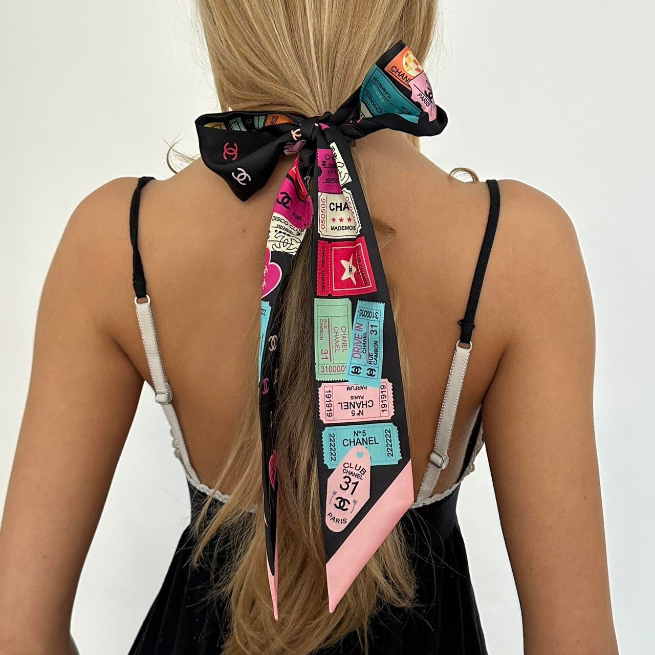 Vintage Chanel silk scarf