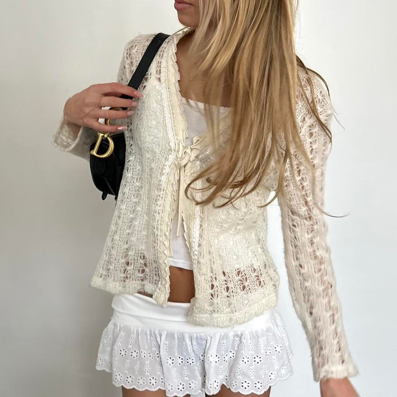 Vintage 90’s crochet cardigan