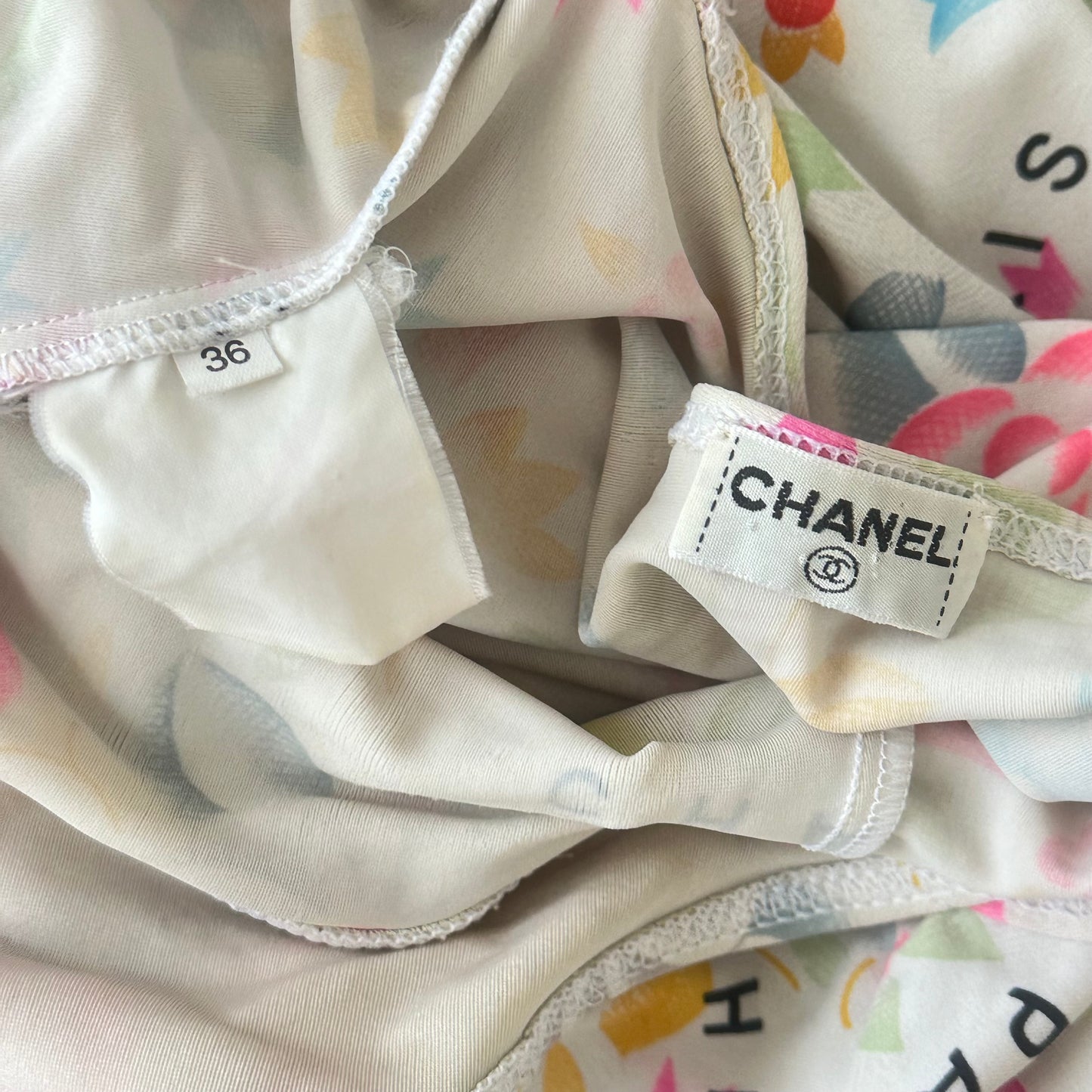 Vintage 1990s Chanel Mini Beach Dress