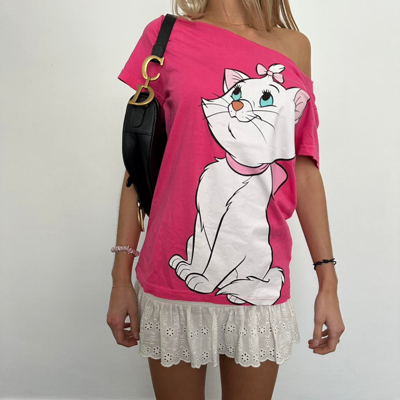 Vintage Aristocats off the shoulder tee