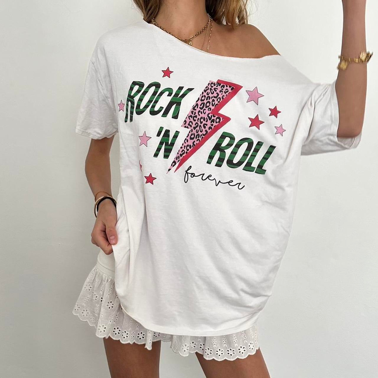 Vintage Rock & Roll top ⚡️💕