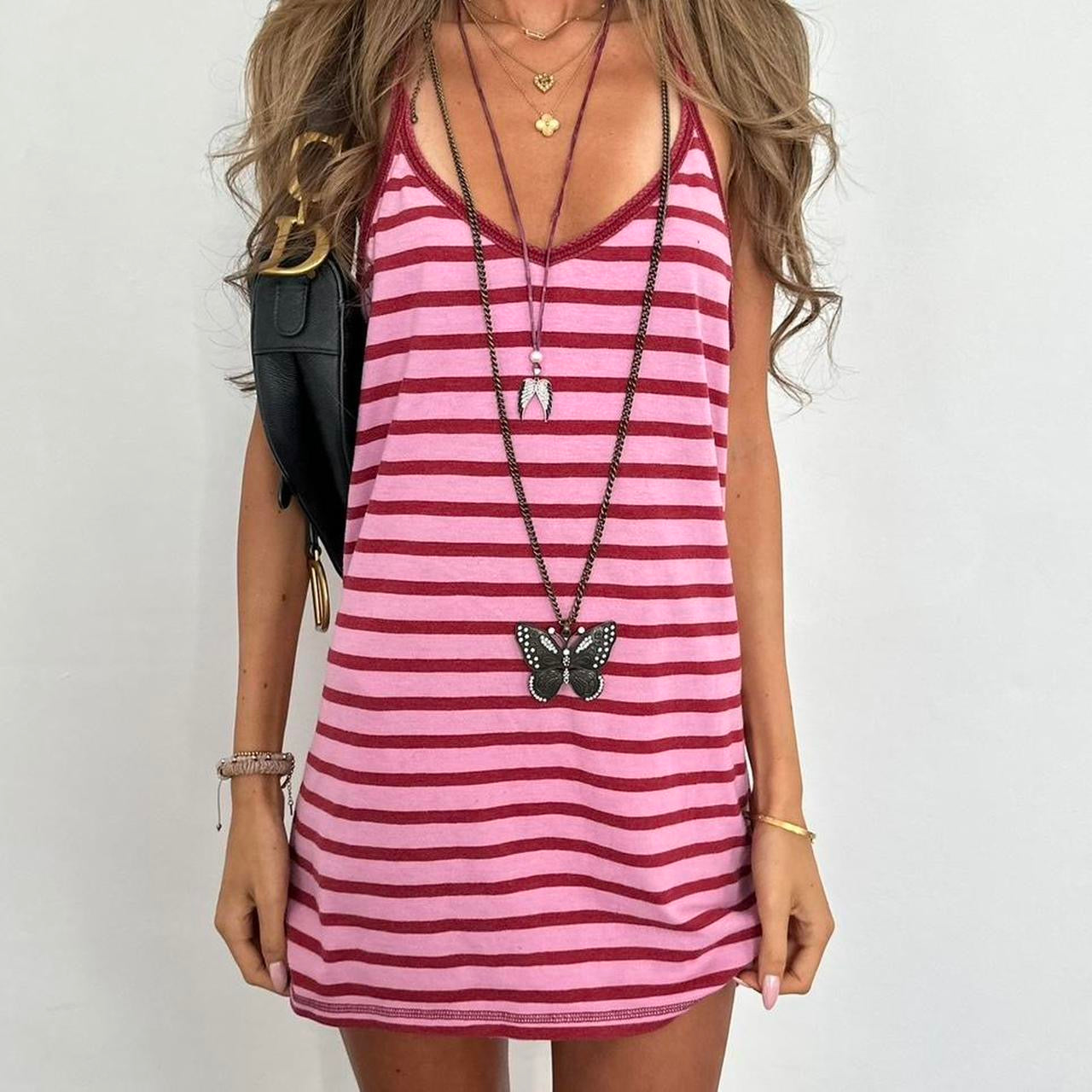 Vintage 90’s striped mini dress